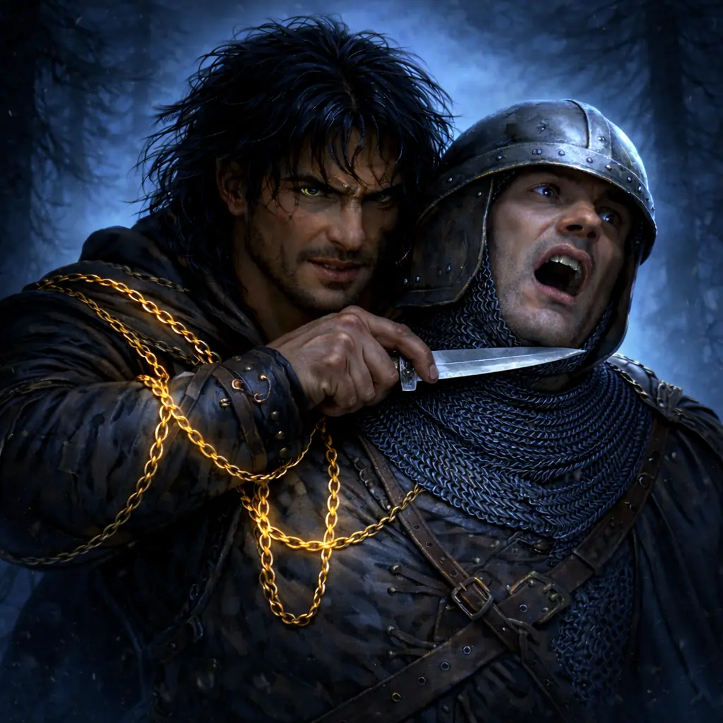 Escena de Hermano Lobo - Lobo y Soldado.
